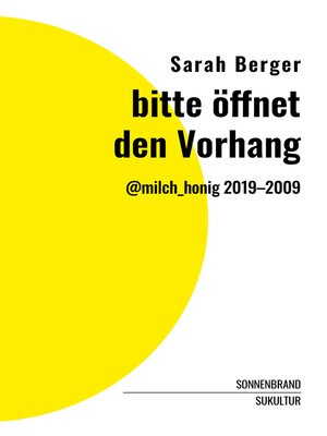 cover image of bitte öffnet den Vorhang